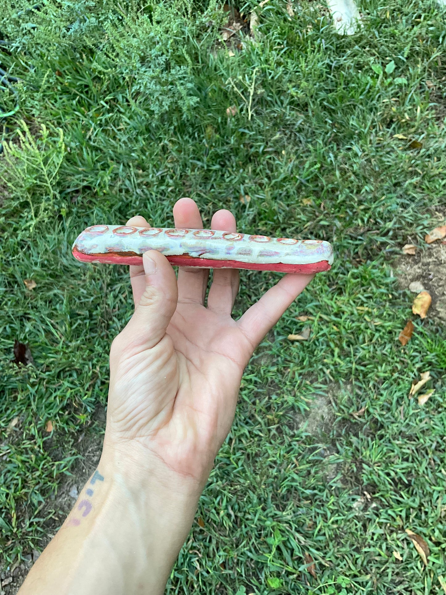 Menorah Hannukia red abstract