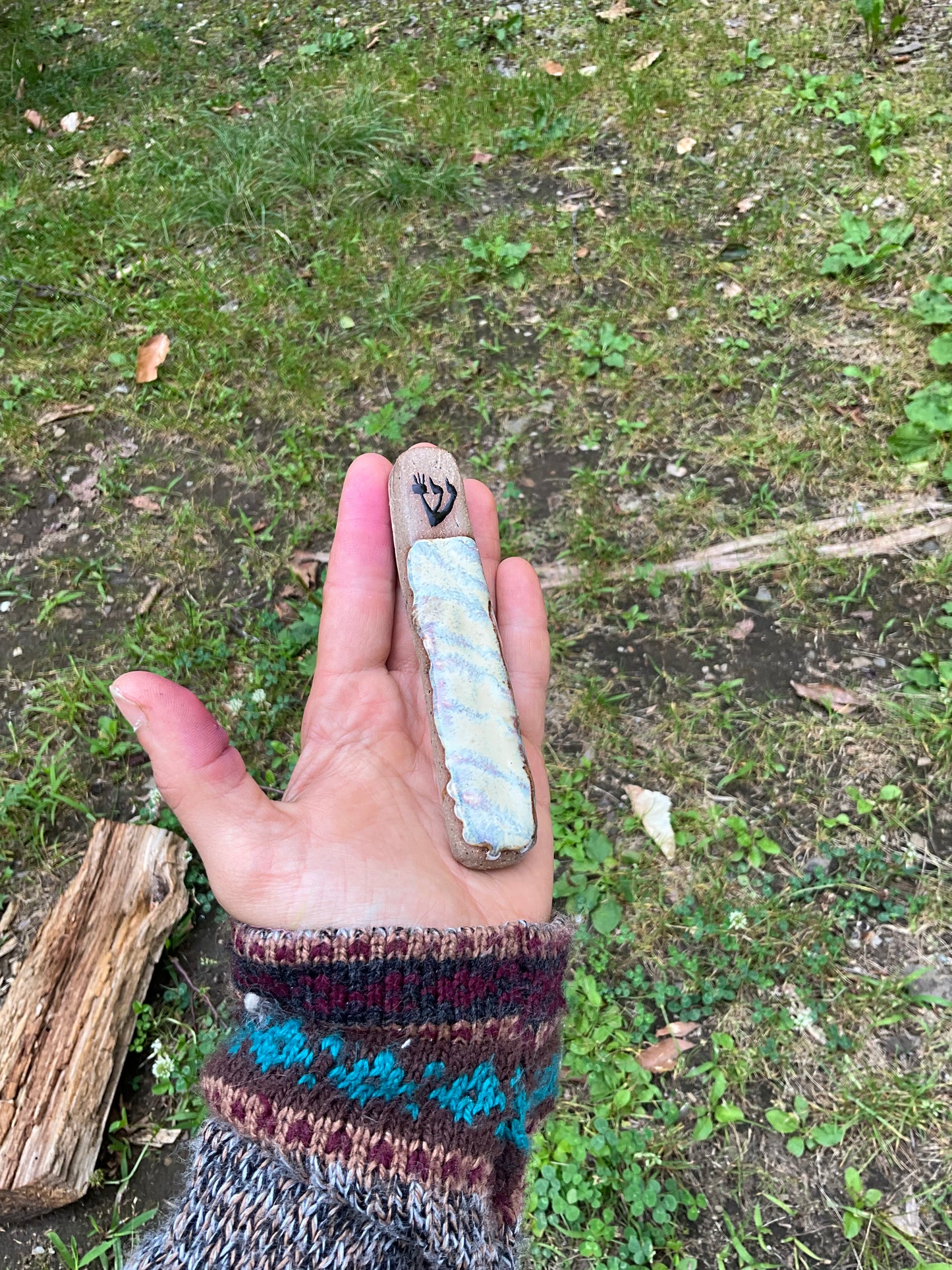 Mezuzah cotton candy shin