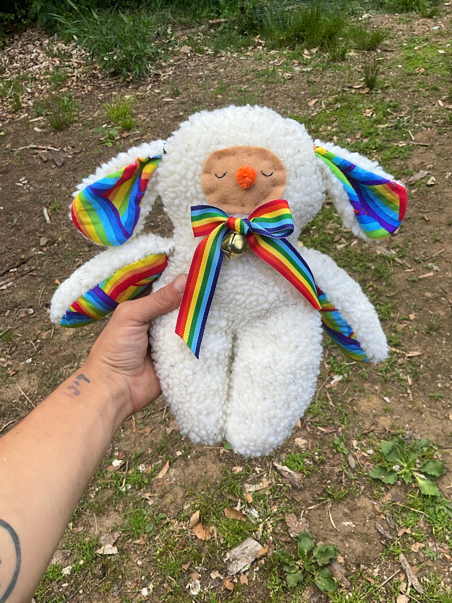 Plushie Rainbow Bunny