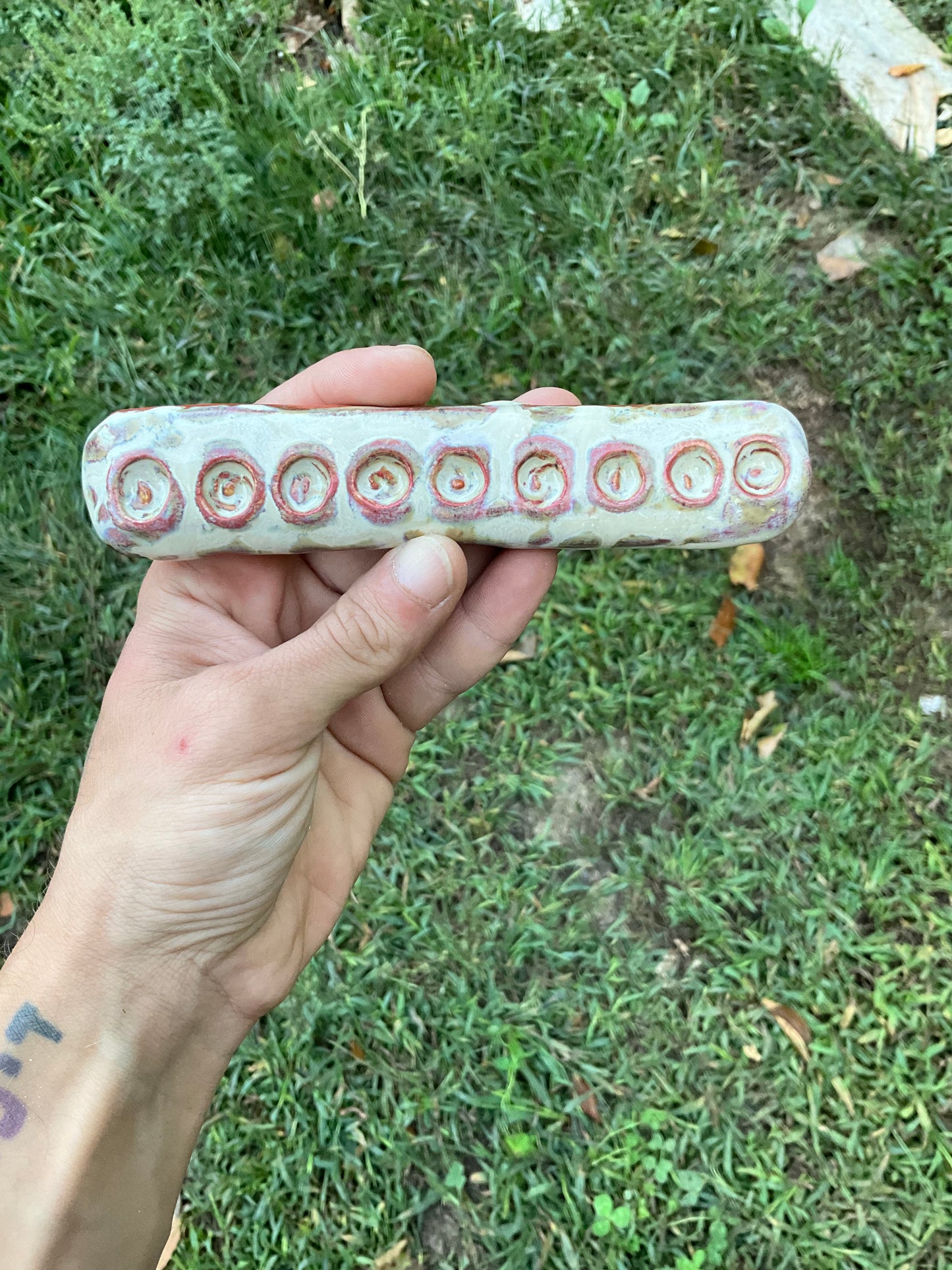 Menorah Hannukia red abstract