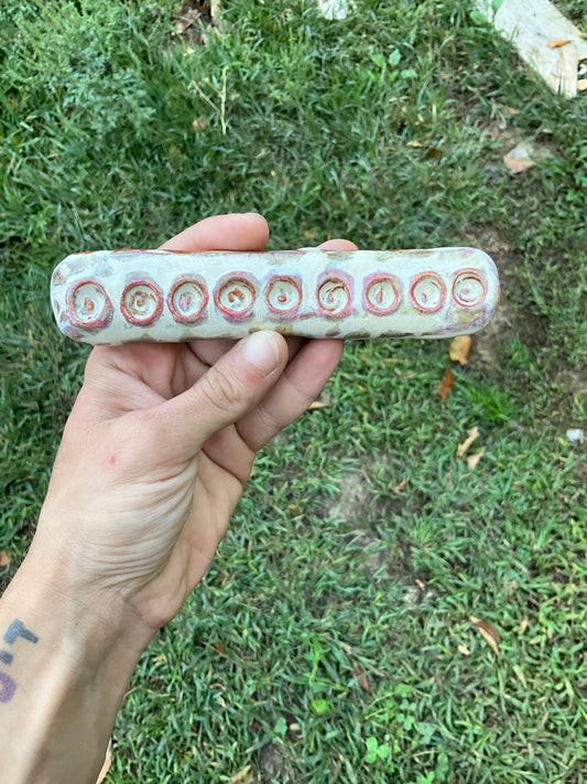 Menorah Hannukia red abstract