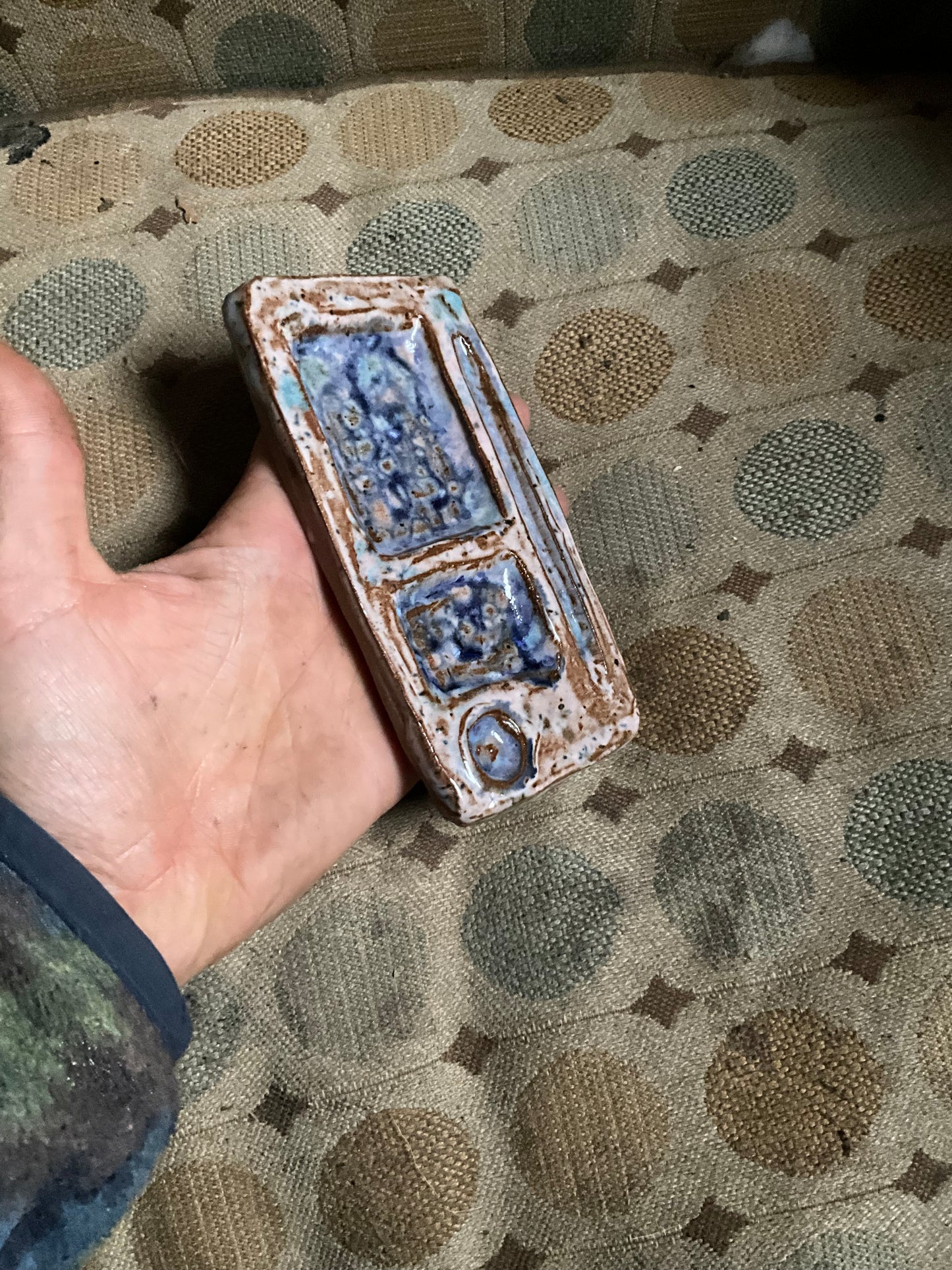 Ash tray earthenware larger size