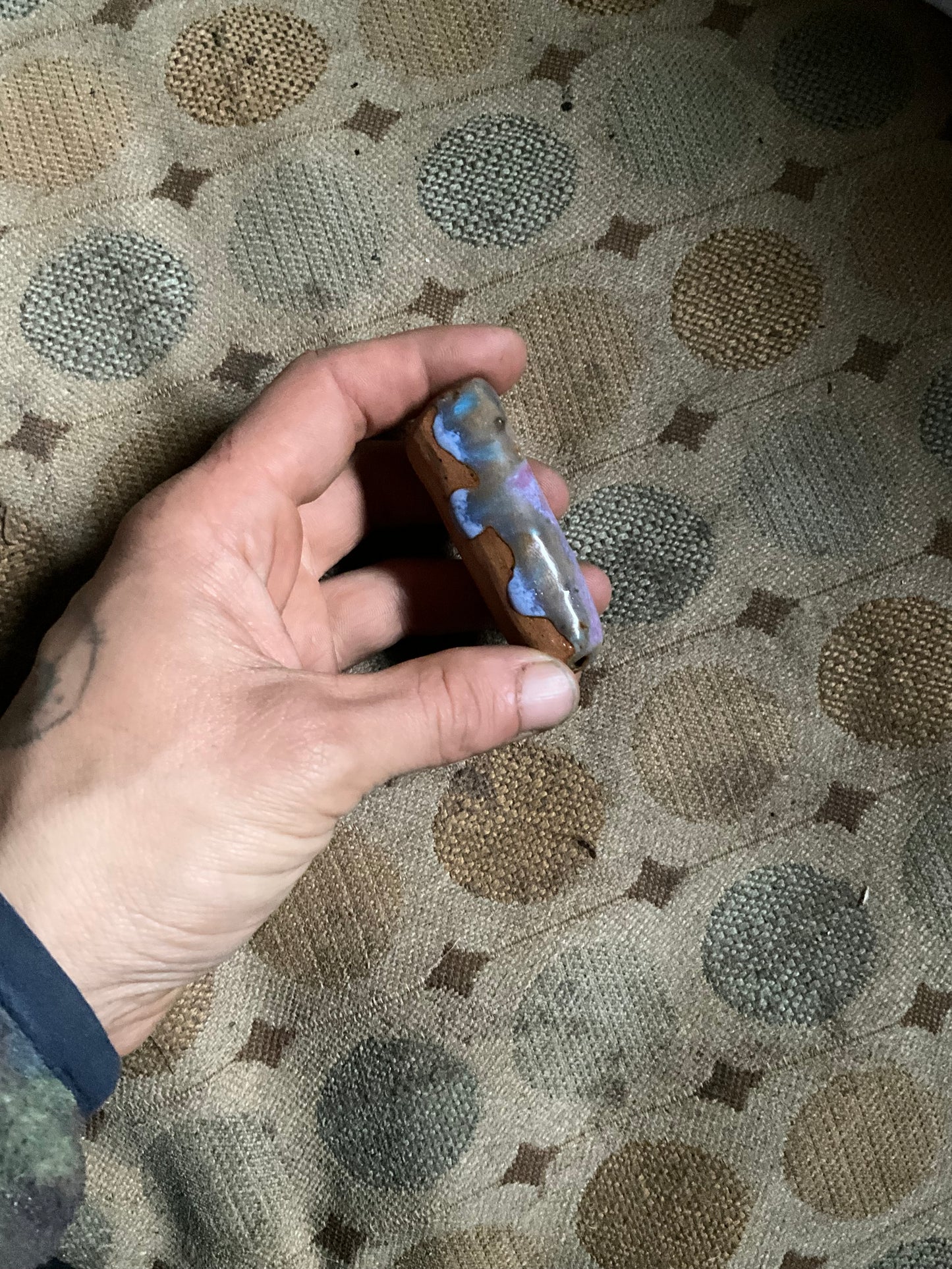 Pipe stoneware purple