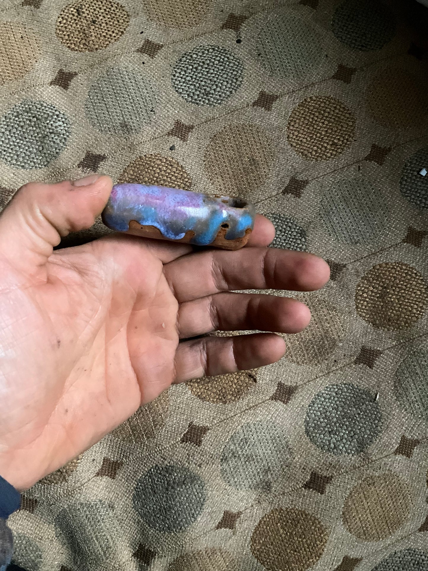 Pipe stoneware purple