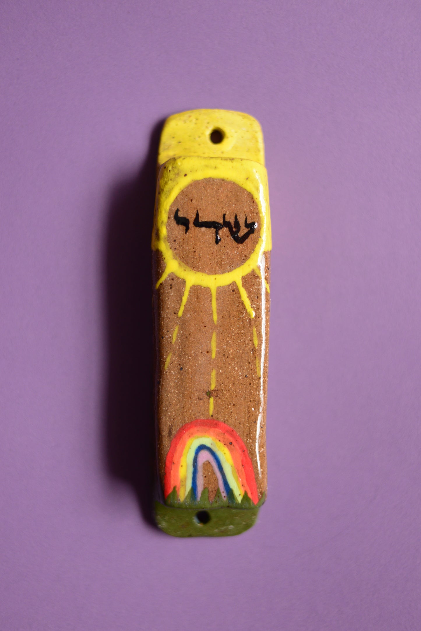 Mezuzah rainbow shaddai