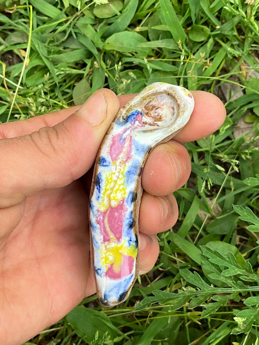 Pipe stoneware spring speckle