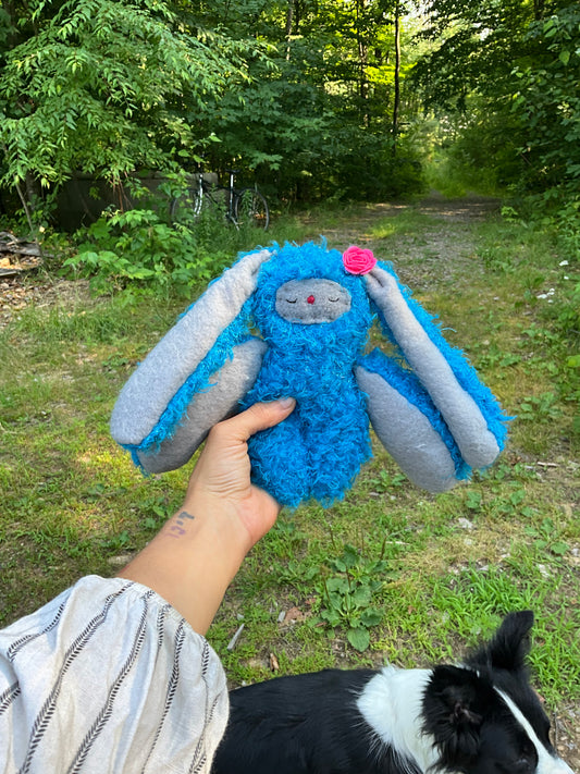 Plushie blue bunny