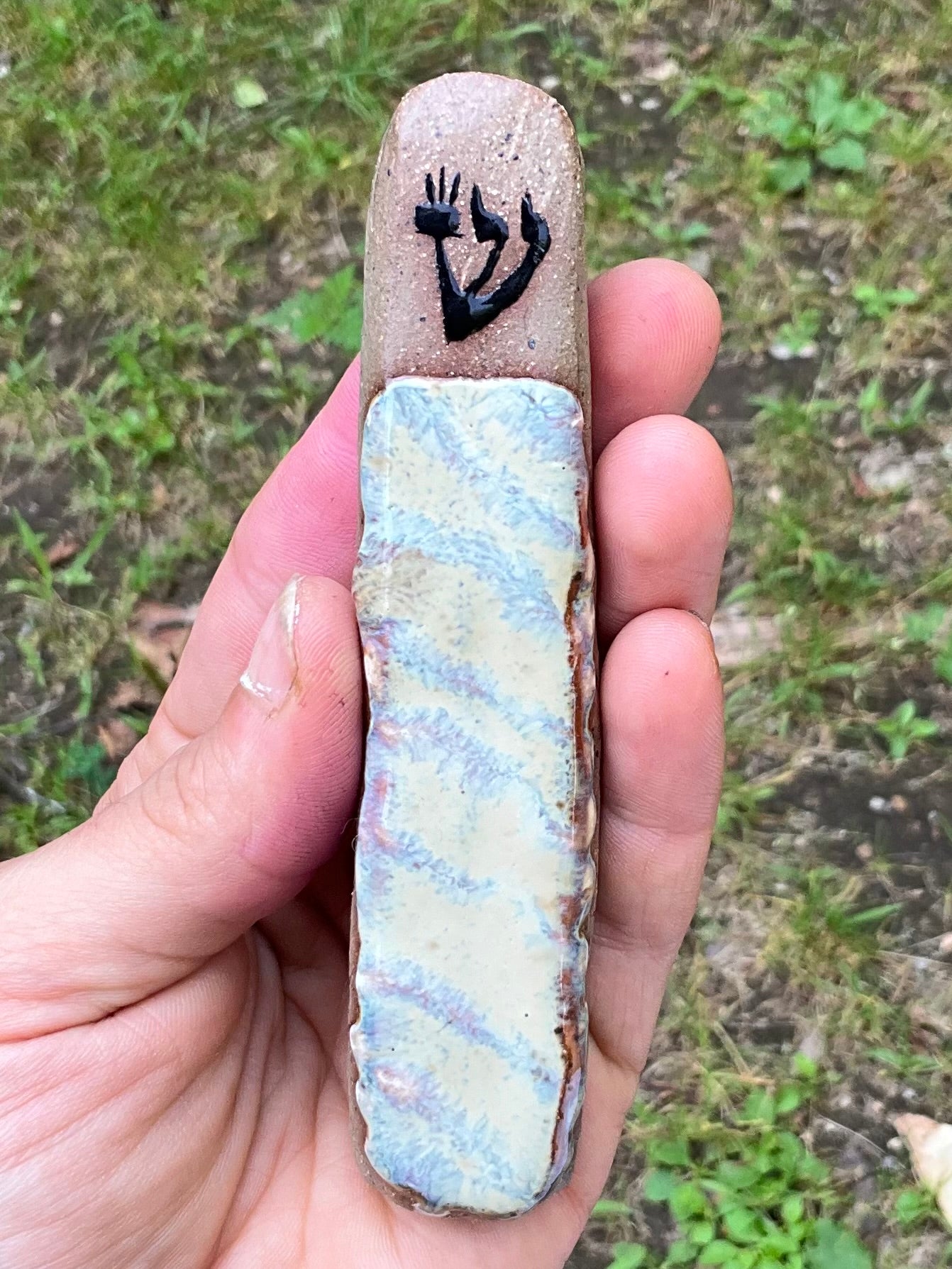 Mezuzah cotton candy shin