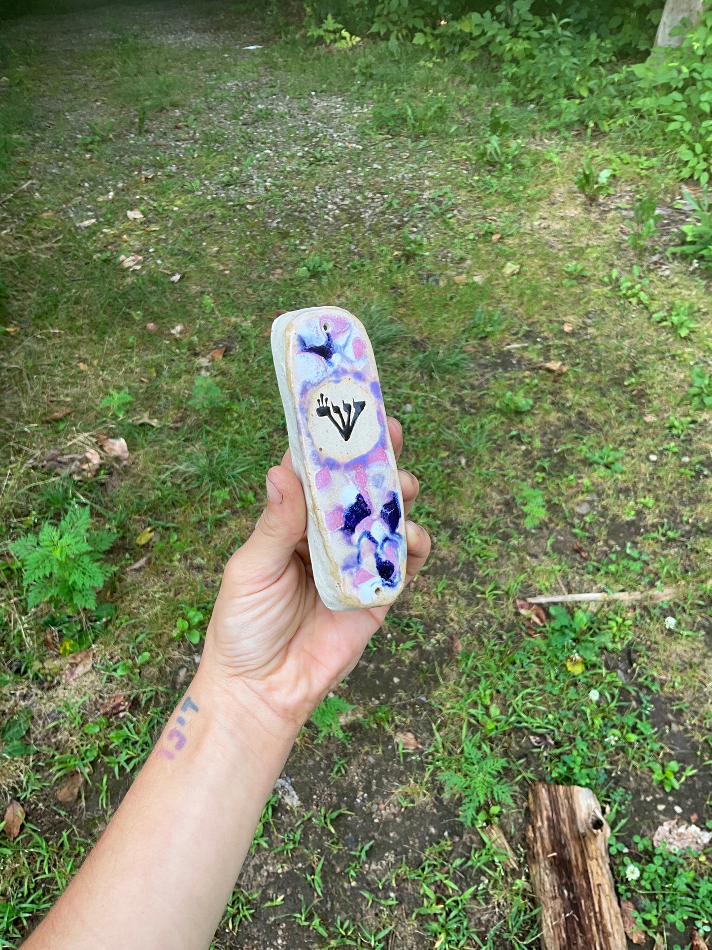 Mezuzah four arm shin