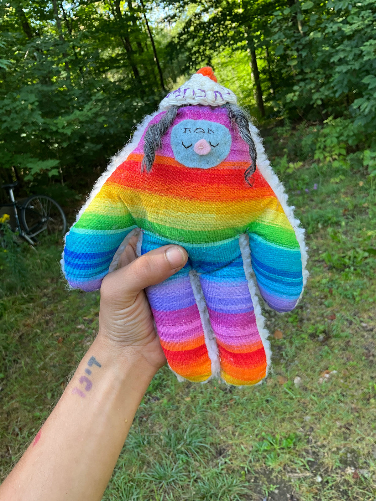Plushie rainbow nachman golem