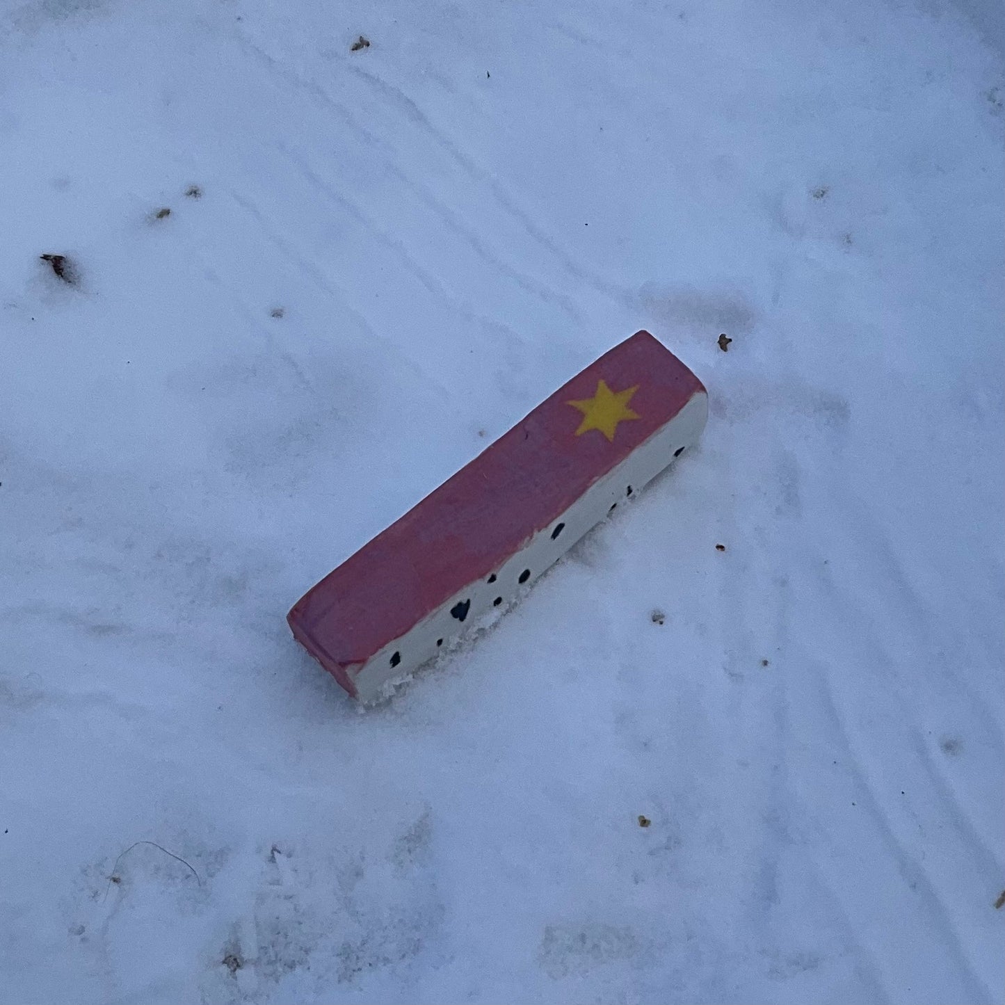 Mezuzah purple star